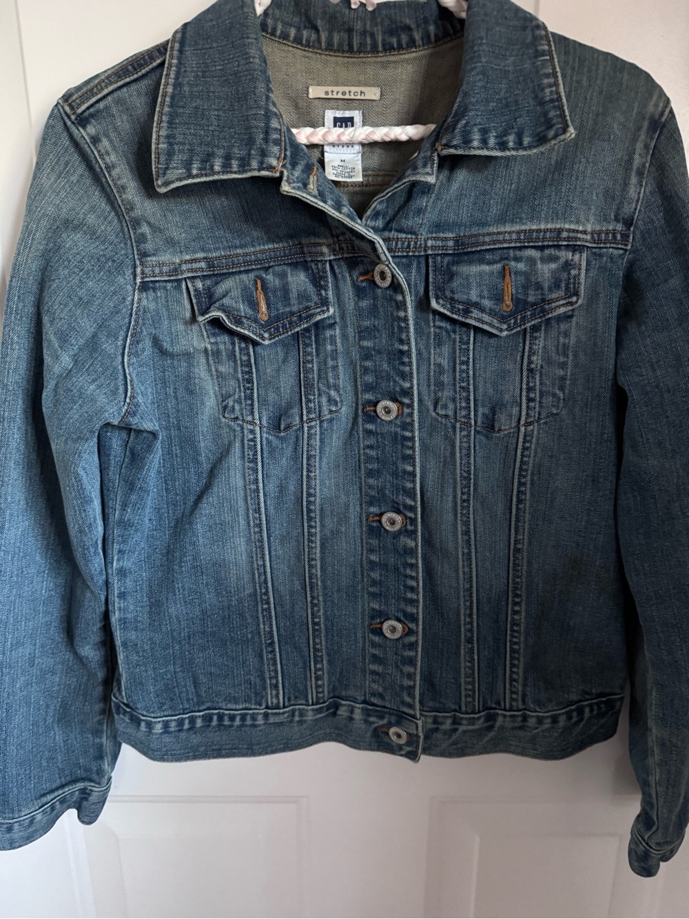 Gap Stretch Denim Jean Jacket Size M